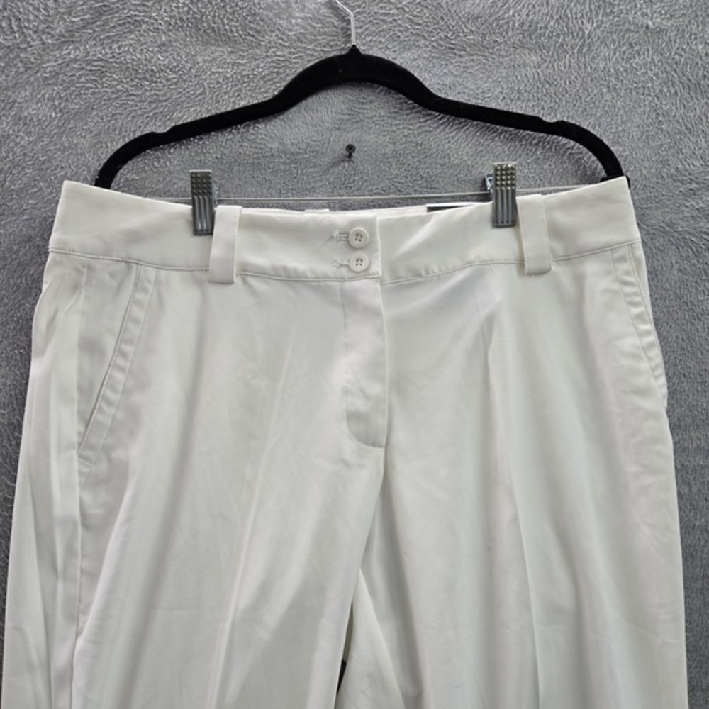 Nike Women Pants 10 White Dress Pants Dri-Fit Golf Pants Modern Rise 23" NWT - Picture 7 of 14